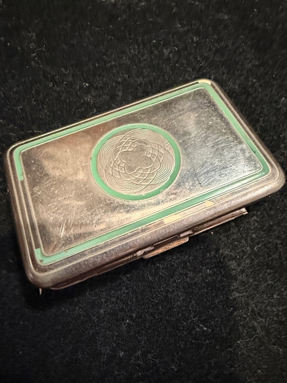 Richard Hudnut Silver-tone Vintage Powder Compact